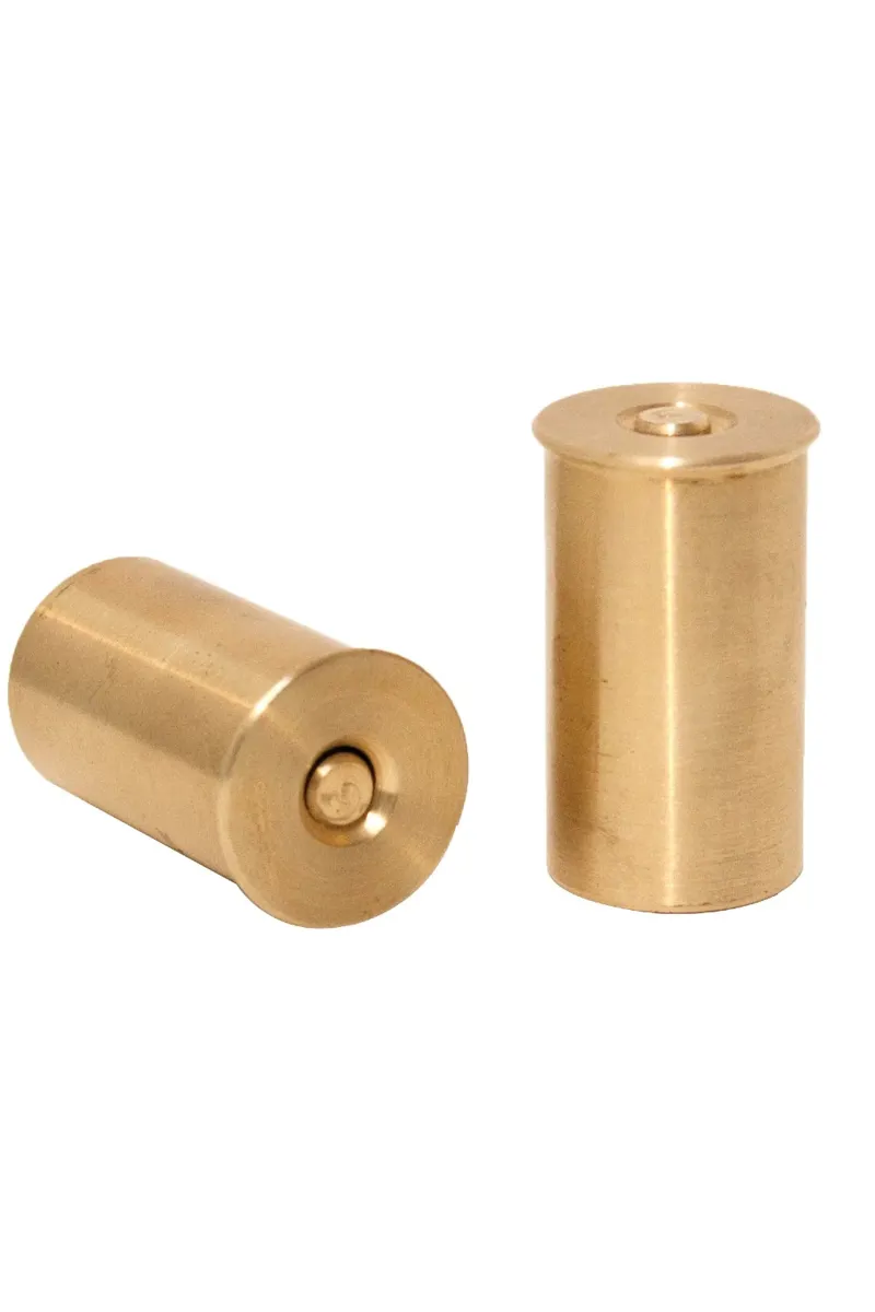Bisley 12 Gauge Brass Snap Caps Pair